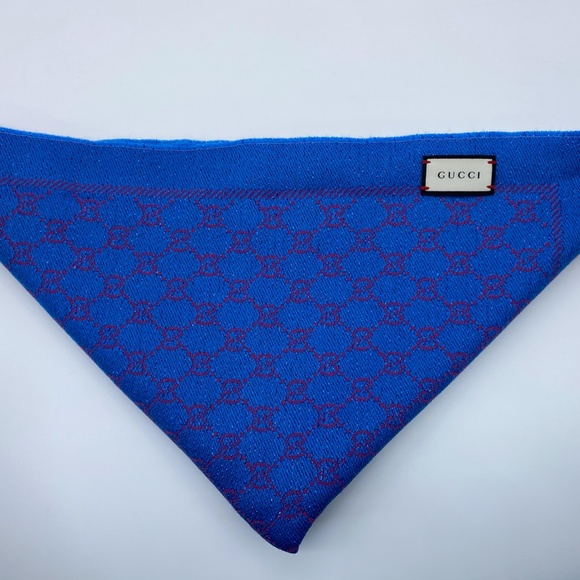 Gucci Wool Silk Jacquard GG Monogram Stenix Scarf - Picture 11 of 14